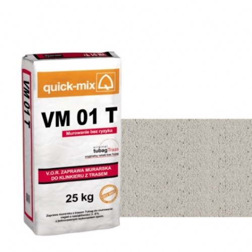 VM 01 T Кладочна суміш для цегли з водопоглинанням 3-8%, Світло-сіра VM 01 T Кладочна суміш для цегли з водопоглинанням 3-8%, Світло-сіра